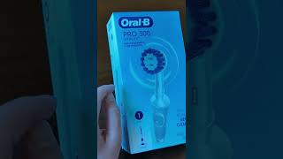 ORALB PRO 300 Vitality Rechargable Toothbrush Unboxing [upl. by Noak]