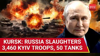 Russia Wipes Out 3400 Ukrainian Soldiers In Kursk Zelensky Announces Final Goal  Watch [upl. by Adnav]