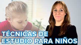 Cómo enseñar a estudiar a niños de Primaria  Técnicas de estudio [upl. by Ellehcit]