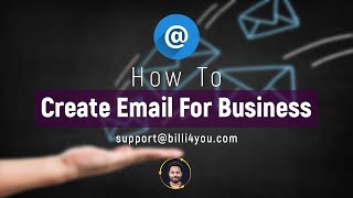 How To Create A Professional Email Address For Your Brand  Business Email [upl. by Hickie]