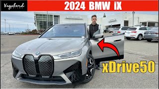 2024 BMW iX xdrive50 Walk around  full review [upl. by Cope]