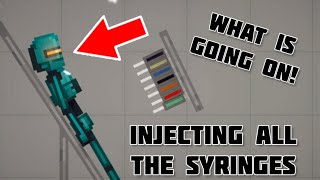 Injecting All The Syringes In Melon Sandbox  Melon Playground [upl. by Neerahs262]