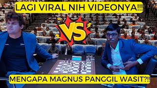 MAGNUS CARLSEN VS PRAGGNANANDHAA  TATA STEEL CHESS INDIA RAPID RD 1 [upl. by Naginnarb]