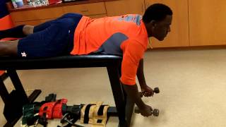 superman shoulder  scapular exercises for pitchers [upl. by Deeanne911]