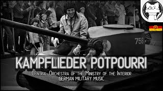 Kampflieder Potpourri  INSTRUMENTAL【German Military Music】Nationale Volksarmee [upl. by Rifkin]