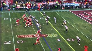 Alex Smith amazing game winning playoff TD pass [upl. by Winikka]