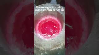 Electromagnetic aluminum melting furnace electromagnetic aluminum melting stirring furnace [upl. by Eipper]