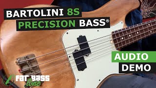 Bartolini 8S Precision Bass Pickup Demo [upl. by Ciro]