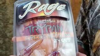 Rage Trypan Crossbow Broadheads [upl. by Ainivad]