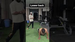 Lower Back Workout ✅ navafitness lowerbodyworkout gymworkout [upl. by Ayaj]