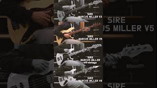 SIRE Marcus Miller V3 vs V5 vs V7 vintage vs V8 [upl. by Ithaman]