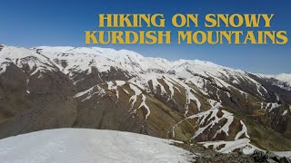 Hiking On Snowy Kurdish Mountains I Uludere Şırnak Turkey I Hiking Tour I 4K60FPS [upl. by Ardnahsal]