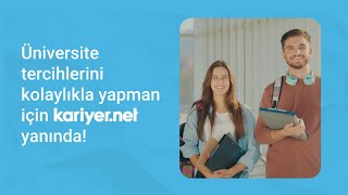 Üniversite tercihini kolaylıkla yapman için Kariyernet yanında [upl. by Ailak944]