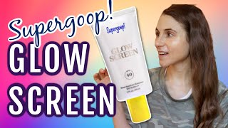 Vlog Supergoop GlowScreen review Dr Dray [upl. by Braden]