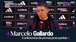 EN VIVO Marcelo Gallardo habla en conferencia de prensa tras River vs San Lorenzo [upl. by Jessamyn]