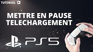 Comment mettre un telechargement en pause sur PS5 [upl. by Osrick]