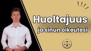 Huoltajuus ja elatus Oikeutesi ja velvollisuutesi [upl. by Ydisahc]