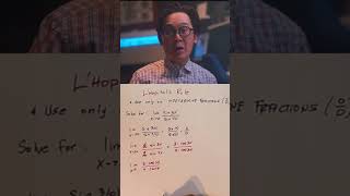 How to Use LHopitals Rule for Indeterminate Limits  Math in a Minute [upl. by Newol]