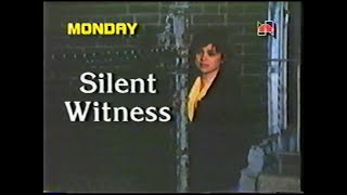 1985 NBC Silent Witness promo [upl. by Fredkin]