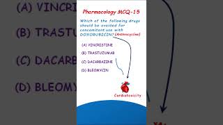 Doxorubicin  Pharmacology MCQ15 [upl. by Pohsib]