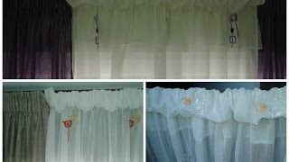 COMO HACER CORTINAS FACIL Y BONITAS [upl. by Dihsar493]