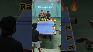 GAMEPOINT 2V2 🔥 shorts viralshort tabletennis games sports [upl. by Brunelle]