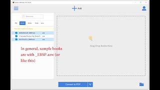 Convert Kindle AZW4 eBooks to PDF Some Kindle Sample Books Included [upl. by Dawkins649]