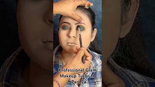 Professional Glam MakeupGreen Smokey eyes trendingviralvideotrendingshortsviralshortsytshort [upl. by Beattie]