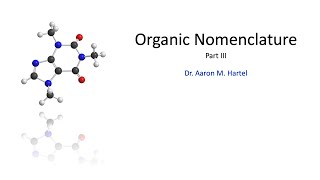 Organic Chemistry  Nomenclature of Alkenes Alkynes and Carbocycles [upl. by Rosemarie748]