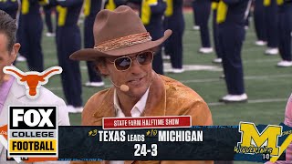 Matthew McConaughey breaks down Texas first half domination over Wolverines  Big Noon Kickoff [upl. by Sixel527]