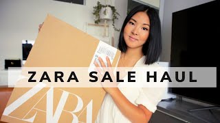 ZARA SUMMER SALE HAUL amp TRY ON [upl. by Enomyar]