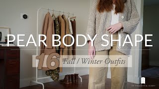 Outfits for Pear Body Shape  16 Fall  Winter Outfits [upl. by Releehw]