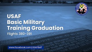 USAF Basic Military Training Graduation Ceremony Flights 380391  June 6 2024 [upl. by Nnaynaffit]