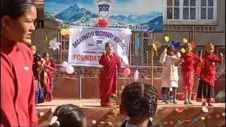 Gamy Ewaihangma Rai performance  45th foundation day 2081  Sagarmatha secondary school jawalakhel😍 [upl. by Kcirdled781]