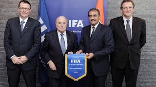 India may host FIFA World Cup  Blatter [upl. by Eelarbed]