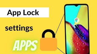 Realme C30s me App lock kaise lagaye how to set App lock Setting in Realme C30s Realme C30s App lock [upl. by Flinn]