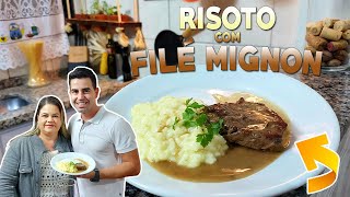 RISOTO DE QUEIJO COM FILÉ MIGNON AO MOLHO MADEIRA  ESPECIAL DIA DAS MÃES [upl. by Avan]