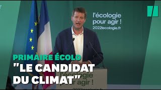 Le discours de Yannick Jadot vainqueur de la primaire écologiste [upl. by Hanad]