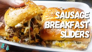 HOW TO MAKE BREAKFAST SLIDERS  QUICK amp EASY BREAKFAST IDEA [upl. by Emlen]