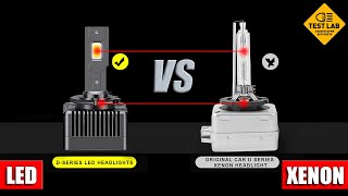 Штатный ксенон Vs Led Что выбрать Тест [upl. by Lladnew764]