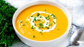 How to Make Simple Sweet Potato Soup [upl. by Atinek]