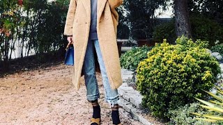 Max Mara Teddy coat outfit with jeans ootd [upl. by Tenrag]