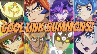 25 AWESOME LINK SUMMONS YGO Anime [upl. by Mozza]