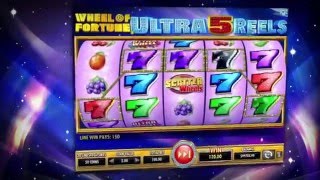 Wheel of Fortune Ultra 5 Reels Slot Game at DoubleDown Casino [upl. by Audrie]