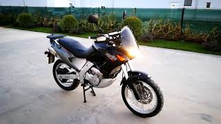 Aprilia Pegaso 650 Cube 1999 Leo Vince SBK exhaust [upl. by Rayburn]