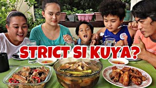 BEEF RIBS SINIGANG  FRIED CHICKEN IN SOY SAUCE  TOTSONG BANGUS PINOY MUKBANG W LAFAM [upl. by Nyleuqcaj]