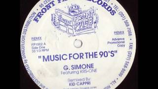 G Simone ‎ Music For The 90s [upl. by Him218]