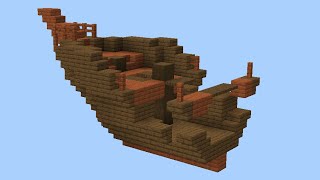 Minecraft floating shipwreck [upl. by Elysee254]