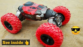 What Is Inside RC Car  RC Double Sided Stunt Car  Disassemble RC Car [upl. by Lust580]