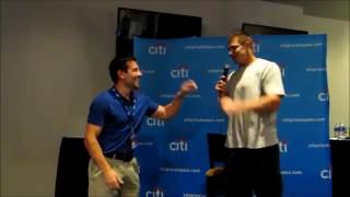 Doing a Magic trick for Rob Gronkowski [upl. by Ezara]